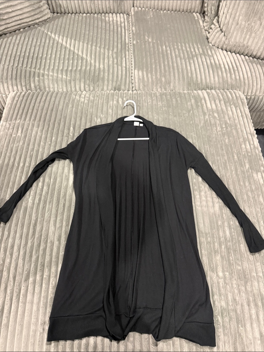 GAP Black Open-Front Lightweight Cardigan